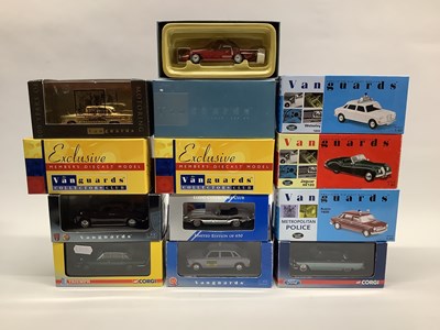 Lot 609 - Twelve Lledo, Corgi Vanguards 1:43rd scale...