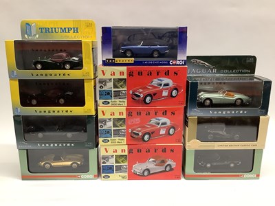 Lot 680 - Eleven Lledo, Corgi Vanguards 1:43rd scale...