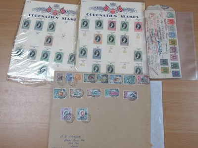 Lot 331 - Stamps; A small selection of stamps and covers...