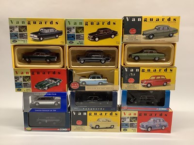 Lot 653 - Twelve Lledo, Corgi Vanguards 1:43rd scale...