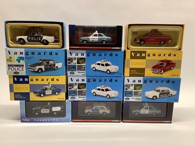 Lot 672 - Ten Lledo, Corgi Vanguards 1:43rd scale...