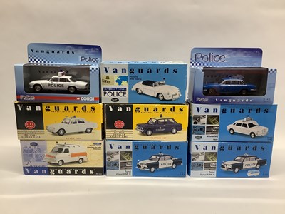 Lot 596 - Nine Lledo, Corgi Vanguards 1:43rd scale...