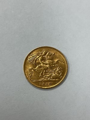 Lot 612 - 1910 Edward VII Gold Half Sovereign.