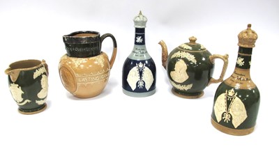 Lot 1029 - A Doulton Lambeth Stoneware Jug to Commemorate...