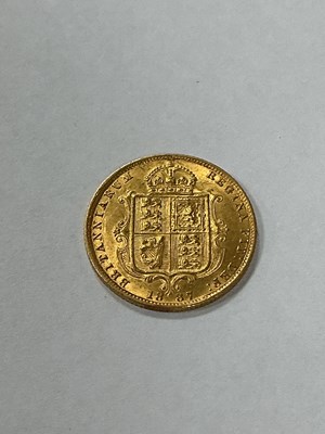 Lot 616 - 1887 Victoria Jubilee Head 'Shield Back' Gold...