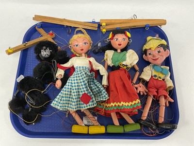 Lot 310 - Four Loose Pelham Puppets, Comprising of...