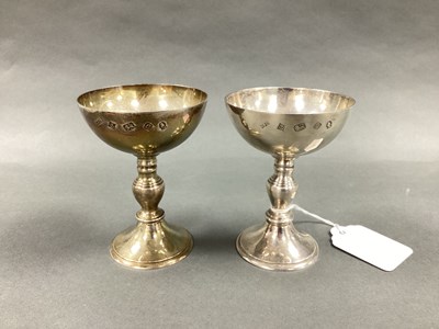 Lot 21 - A Pair of Hallmarked Silver Champagne /...