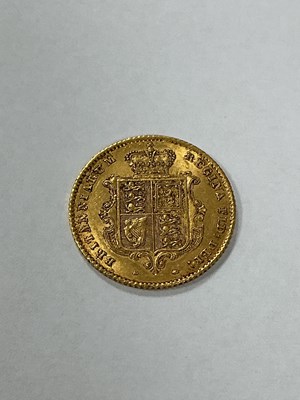 Lot 618 - 1853 Victoria Young Head 'Shield Back' Gold...