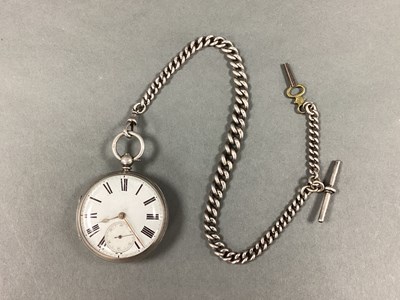 Lot 262 - A Hallmarked Silver Openface Pocket Watch,...