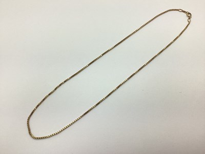 Lot 101 - A Modern Box Link Chain, of uniform design,...