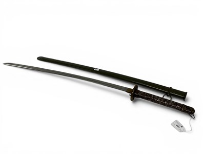 Lot 394 - WWII Imperial Japanese Type 95 NCO Shin Gunto...