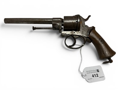 Lot 412 - XIX Century Belgian Lefaucheux Pinfire...