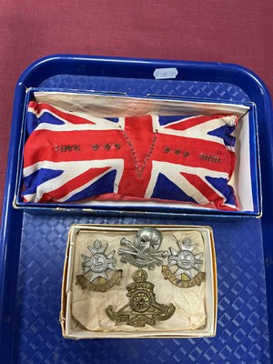 Lot 451 - WWII Patriotic Union Flag Victory Pin Cushion,...