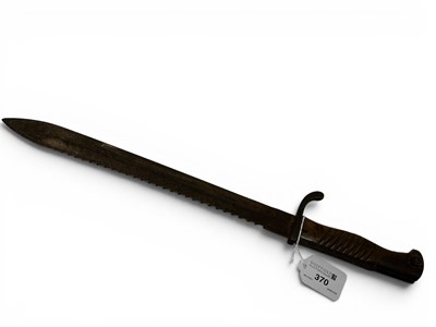 Lot 370 - WWI Imperial German 1898/05 Sawback Butcher...