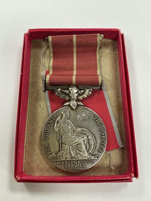 Lot 520 - British Empire Medal GVR Military Division...