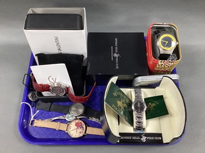 Lot 193 - Ladies and Gent's Wristwatches, (part boxed).