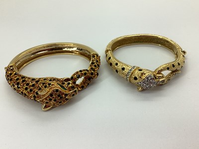 Lot 157 - Butler & Wilson; A Statement Big Cat Hinged...