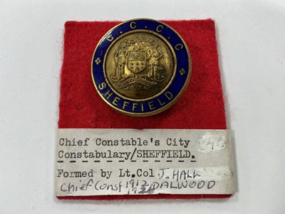 Lot 508 - WWI Chief Constables Civilian Corps Lapel...