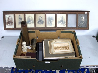 Lot 336 - Vintage Powder Horns, Boer War & WWI...