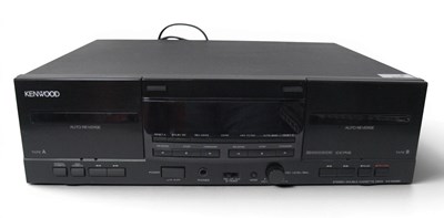 Lot 636 - Kenwood KX-W4080 Stereo Double Cassette Deck...
