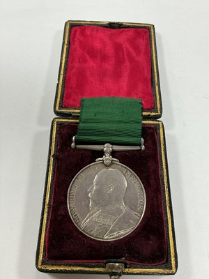 Lot 573 - Volunteer Force Long Service Medal ERVII (27th...