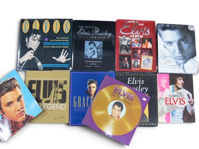 Lot 782 - Lot of 10 collectable Elvis Presley Books.