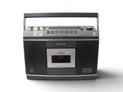 Lot 630 - Sony CF-550A Radio / Cassette Recorder Vintage...