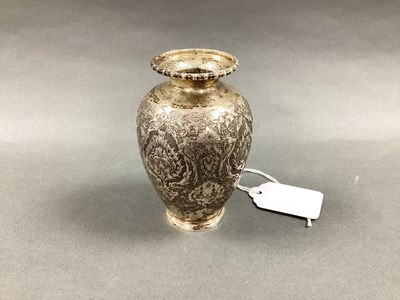 Lot 66 - A Persian Style Inverted Baluster Vase,...