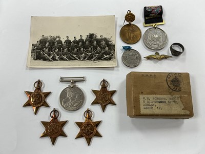 Lot 510 - WWII British Medals, comprising 1939-45 Star,...