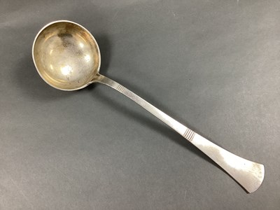 Lot 36 - Poland; An Art Deco Style Soup Ladle, (stamped...