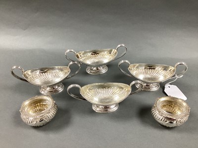 Lot 47 - A Pair of Victorian Hallmarked Silver Salts,...