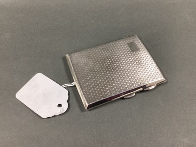 Lot 75 - A Slim Hallmarked Silver Cigarette Case,...