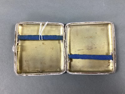 Lot 77 - A Hallmarked Silver Cigarette Case, Sheffield...