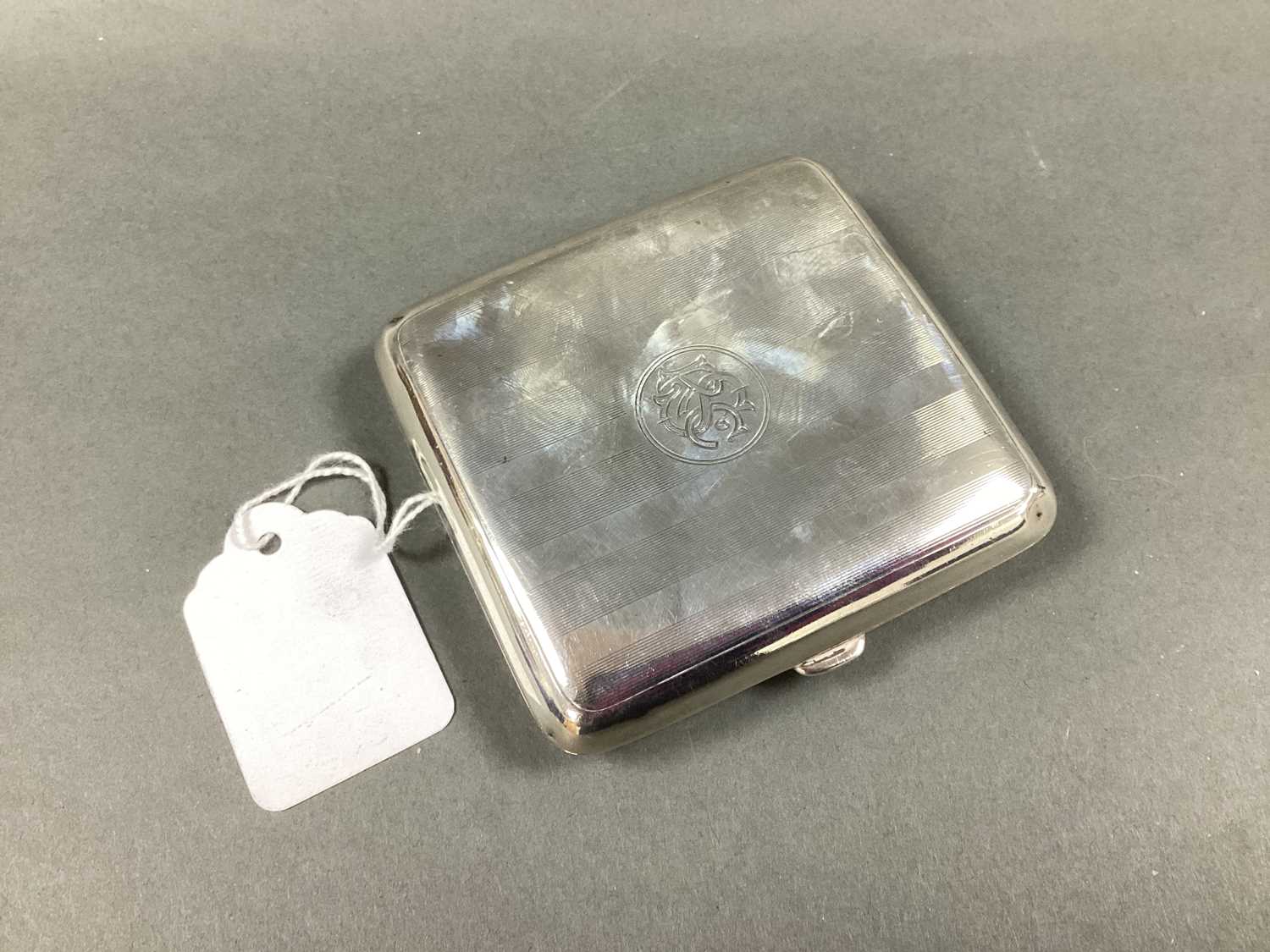 Lot 77 - A Hallmarked Silver Cigarette Case, Sheffield...