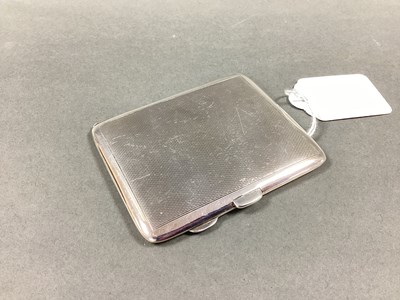 Lot 76 - A Slim Hallmarked Silver Cigarette Case,...