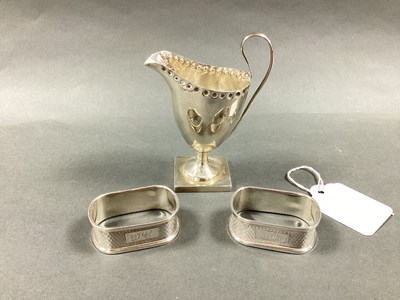 Lot 25 - A Pair of Hallmarked Silver Napkin Rings,...