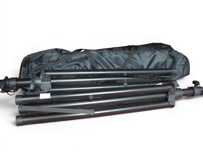 Lot 617 - Lot of 3 Proel Tripod Speakers stands, with 1...