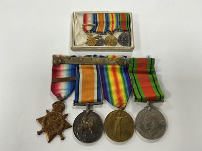 Lot 613 - WWI/WWII Royal Engineers Medal Group,...