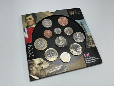 Lot 510 - 2009 Royal Mint Bunc Coin Collection, includes...