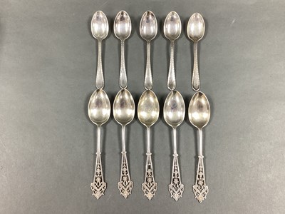 Lot 12 - A Set of Five Edwardian Decorative Hallmarked...