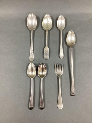 Lot 40 - A Pair of Georgian Part Hallmarked Silver Old...