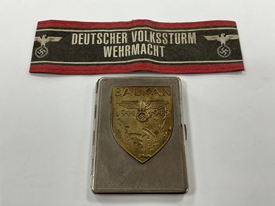 Lot 509 - WWII German Third Reich Cigarette Case with...