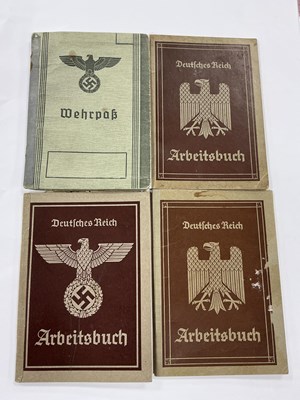 Lot 511 - WWII German Third Reich Arbeitsbuch Work Book...