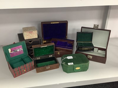 Lot 177 - An Antique Bramah Lock Jewellery Box, with two...