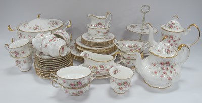 Lot 1203 - Paragon ‘Victoria Rose’ Pattern china tea and...