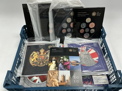 Lot 470 - Fourteen Royal Mint UK Bunc Coin Packs, 1990's...