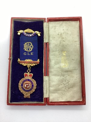 Lot 236 - RAOB Interest; A 9ct Gold Medallion Pendant,...