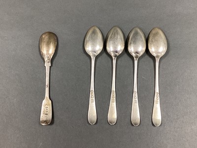 Lot 4 - A Set of Four Hallmarked Silver Teaspoons,...