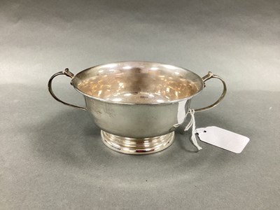 Lot 1 - A Hallmarked Silver Twin Handled Bowl,...