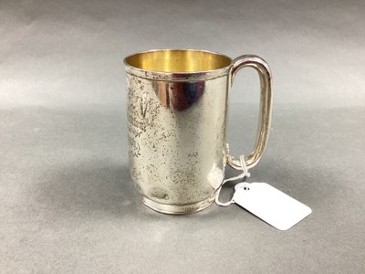 Lot 73 - A Victorian Provincial Hallmarked Silver Mug,...